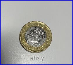 1 £ coin Queen Elizabeth, 2017, beautiful coin on very good condition, very rare