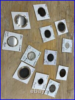 (12) 1814-1945 Silver World Coins And Numismatic Collection Lot Must See Rare