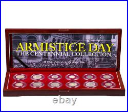 12 Silver Coin Collection Armistice Day Centennial of WWI