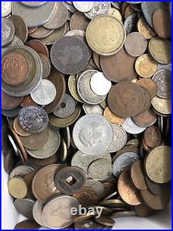 13+ Pound Bag Mixed Bulk Lot Foreign World Coins Non US 13+ LBS with Silver #2