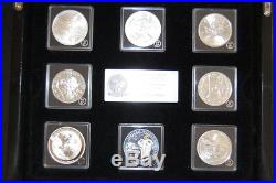 16 world famous silver ounces mit privy mark W16 i von 2015 st in Schatulle