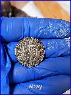 1602 Queen Elizabeth I Sixpence Silver Coin