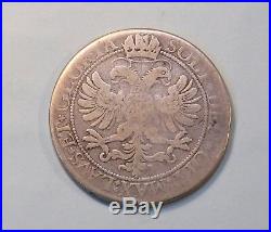 1621 Switzerland Thaler Silver World Coin Swiss Cantons Taler Saint Gallen Bear