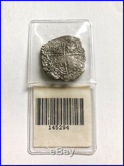 1622 Atocha Shipwreck Mel Fisher 8 Reale Silver Coin 21.8 grams