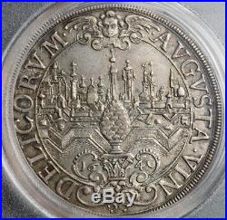 1641, Augsburg (Free City), Ferdinand III. Silver City-View Thaler. PCGS AU55