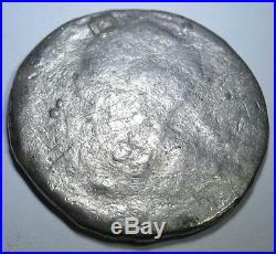 1700s El Cazador Shipwreck Spanish Silver 8 Reales Colonial Pirate Treasure Coin