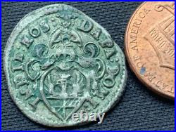 1702 1/24 Thaler Coin RARE CONDITION German States City of Hildesheim #J20