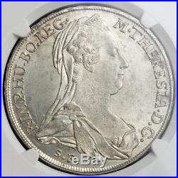 1780, Austrian States, Burgau, Maria Theresa. Silver Thaler Coin. Gem! NGC MS63