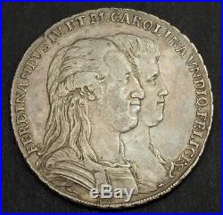 1791, Naples & Sicily, Ferdinand IV. Silver Zodiac Piastra (120 Grana) Coin