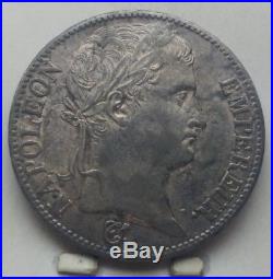 1811-B France Silver 5 Francs Coin A U