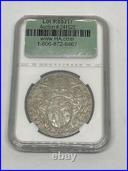 1818-B ITALY SCUDO VATICAN PAPAL STATES PIUS VII XF 40 Silver Coin-SCARCE