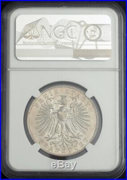 1862, Frankfurt (Free City). Silver Shooting Festival Thaler Coin. NGC MS-62