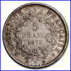 1873-A France Hercules Silver 5 Francs BU SKU#262335