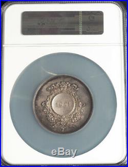 1881, Austria, Vienna. Silver Imperial Horticulture Society Medal. NGC MS-65