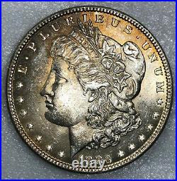1883 Morgan Silver Dollar $1 Choice Brilliant Uncirculated Toned Silver Dollar