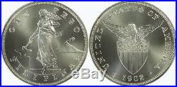 1902-S/S/S US-Philippines Peso Overstrike Daniel Carr of Moonlight Mint