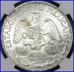1910 NGC MS 63 Mexico Horse Peso Cabalito Silver Mint State Coin (19091901C)