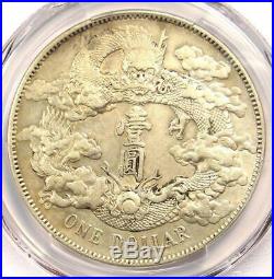 1911 China Empire Dragon Dollar $1 Coin LM-37 Certified PCGS XF Details