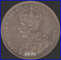 1918 C Newfoundland George V Silver 50 Cents World Coins Pennies2Pounds