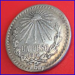 1918 Un Peso Km#454 Key Date