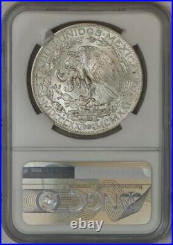 1921Mo Mexico Silver 2 Peso Independence Centennial MS63 NGC 944927-2