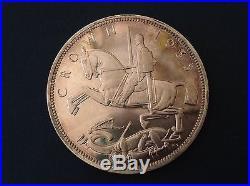 - 1935 Great Britain George V Raised Edge Cameo Proof Crown only 2500 minted