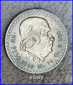 1949 Mexico One Silver Mint Modern Fantasy