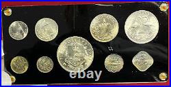 1966 BAHAMAS UK Queen Elizabeth II Shell Marlin 9 Coin Set 5 are Silver i104093
