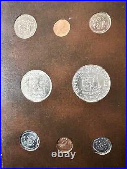 1976-1977 FAO Money Collection 41 Coins Custom Brown Album #3168