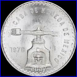 1978 Mexico Silver Onza 1oz Silver BU (Item#5)