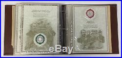 1981 The Worlds Great Historic Seals 50 Sterling Silver Set Franklin Mint Coin