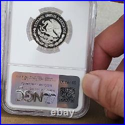 1985 Mexico Silver 25 Pesos Hieroglyphs World Cup Ngc Pf 69 Ultra Cameo Top Pop