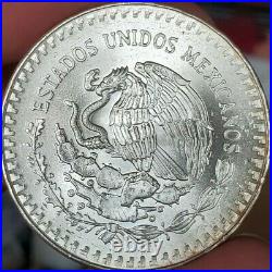 1987 Mexico 1 oz silver Libertad Double Dot Double Die DDO