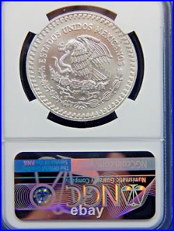 1992 Libertad 1 Onza Ngc Ms69 Mexico 1 Oz Silver Missing Feather Detail Scarce
