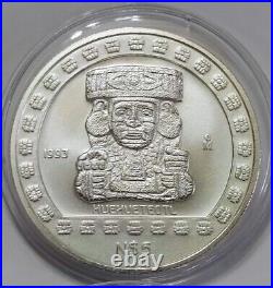 1993 Mexico $5 Pesos Precolombina Azteca Huehueteotl