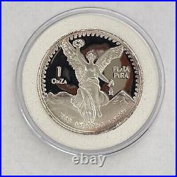 1995 Mexico 1 oz silver Libertad proof 2,000 minted