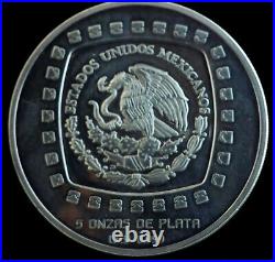 1996 Mexico $10, 5oz Silver Coin