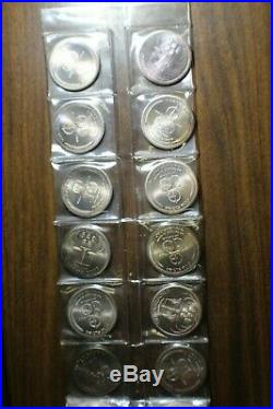 20-1972 One Troy Oz. 999 Fine Silver Universaro World Trade Round Coin