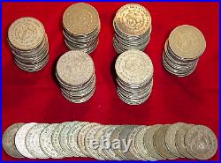 20 Mexico Silver Un Peso Coins! Jose Morelos & Eagle