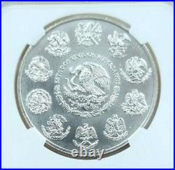 2000 Mexico Silver 5 Pesos S5p Peninsula Antelope Ngc Ms 67 Very Scarce Berrendo