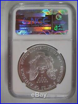 2000 Silver Eagle NGC graded MS70-VERY RARE-One of only 357 in the world-WOW