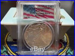 2001 $1 1 of 531 Silver Eagle PCGS WTC World Trade Center 911 recovery