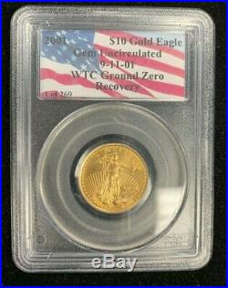 2001 WTC 1 of 269 Gold/Silver 9/11 World Trade Center Recovery 5 Coin Set PCGS