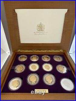 2002 Royal Mint Queen Elizabeth Golden Jubilee Commonwealth Set 24 Coins