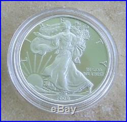 2009 Lustrous Silver Eagle Proof DC Overstrike & Coin World Overstruck Proofed