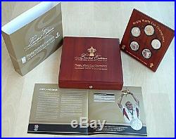 2011 Rugby World Cup Champions Silver Proof Coin Set New Zealand Post