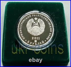 2011 Russia Transnistria First Man in Space Silver Color Coin Gagarin Astronaut