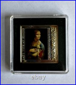 2012 Lady with an eminent Renaissance Masterpiece silver coin
