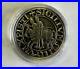 2013 Knights Templar Silver Plated Copper Nickel coin Antique Finish