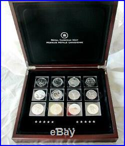 2013 Royal Canadian mint World's Famous 9999 Silver Coins 1 Oz. X 15